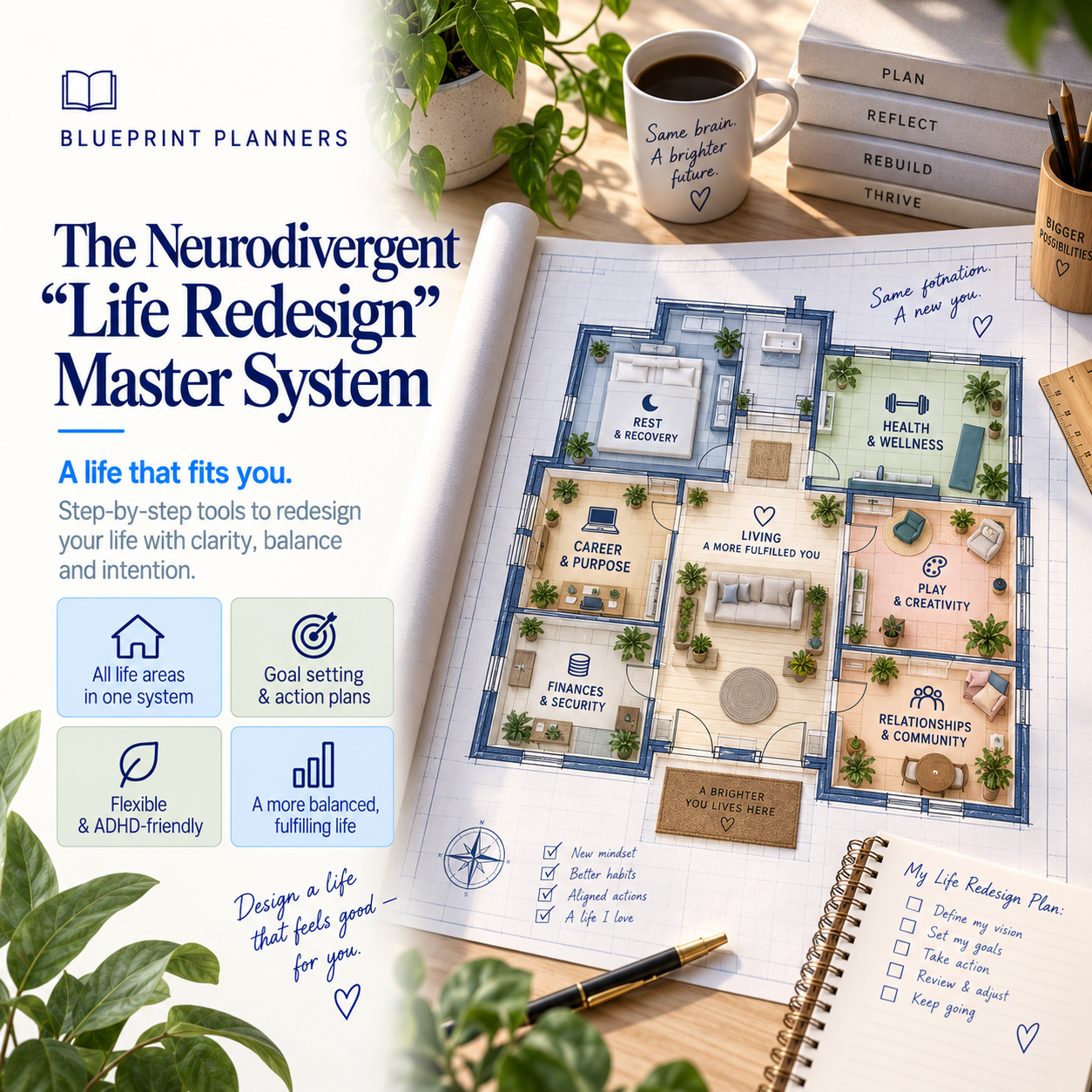 The Neurodivergent "Life Redesign" Master System