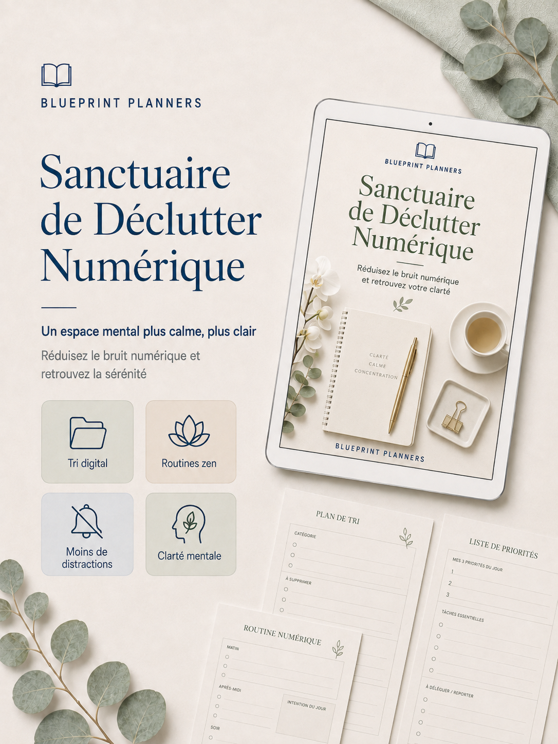 Digital Declutter Sanctuary - FR Version