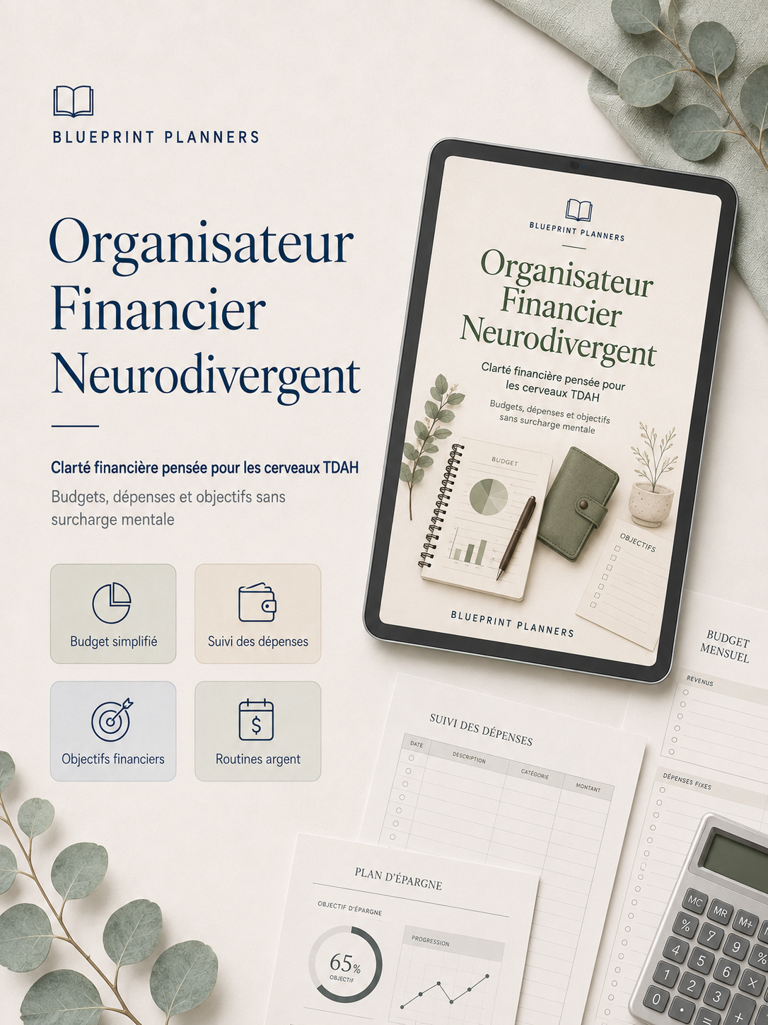 Neurodivergent Finance Organizer - FR Version