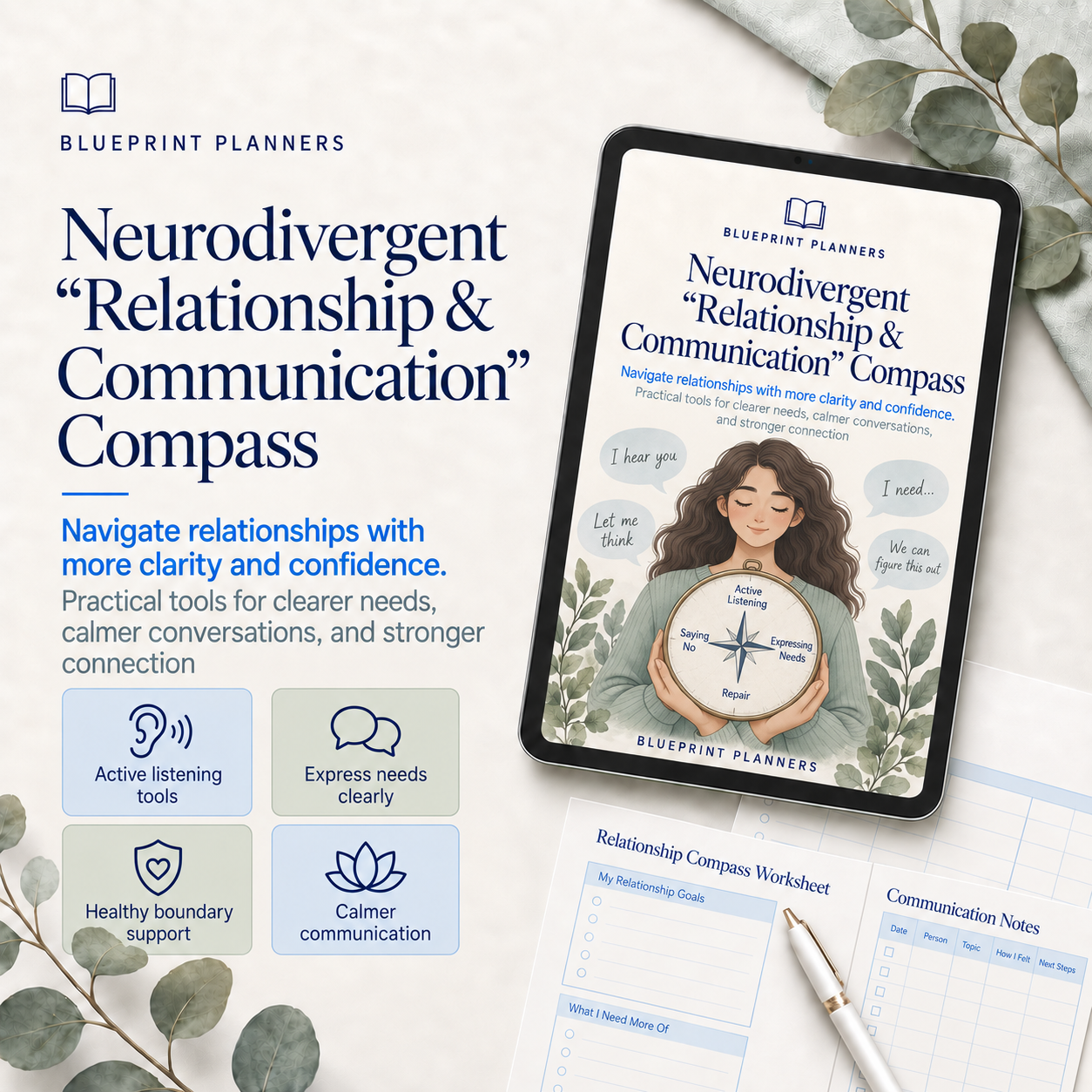 Neurodivergent "Relationship & Communication" Compass
