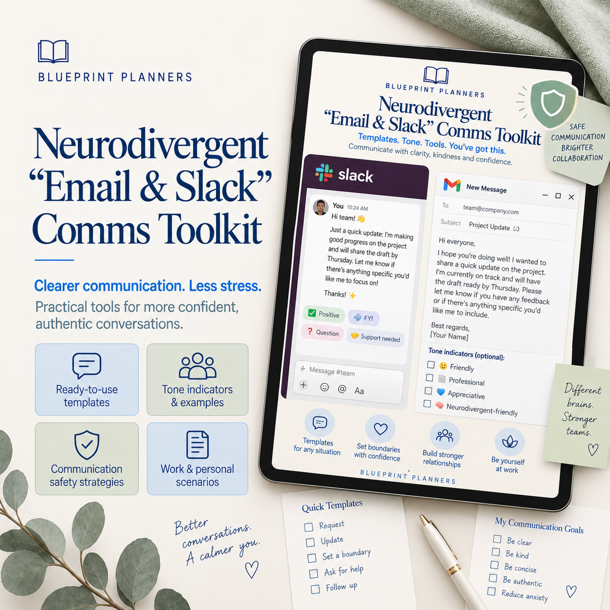 Neurodivergent "Email & Slack" Comms Toolkit
