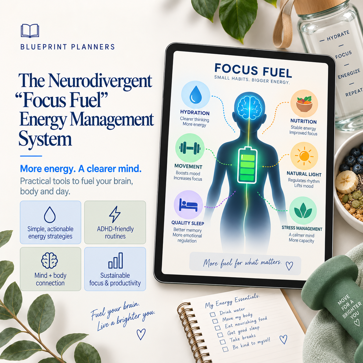 The Neurodivergent "Focus Fuel" Energy Management System