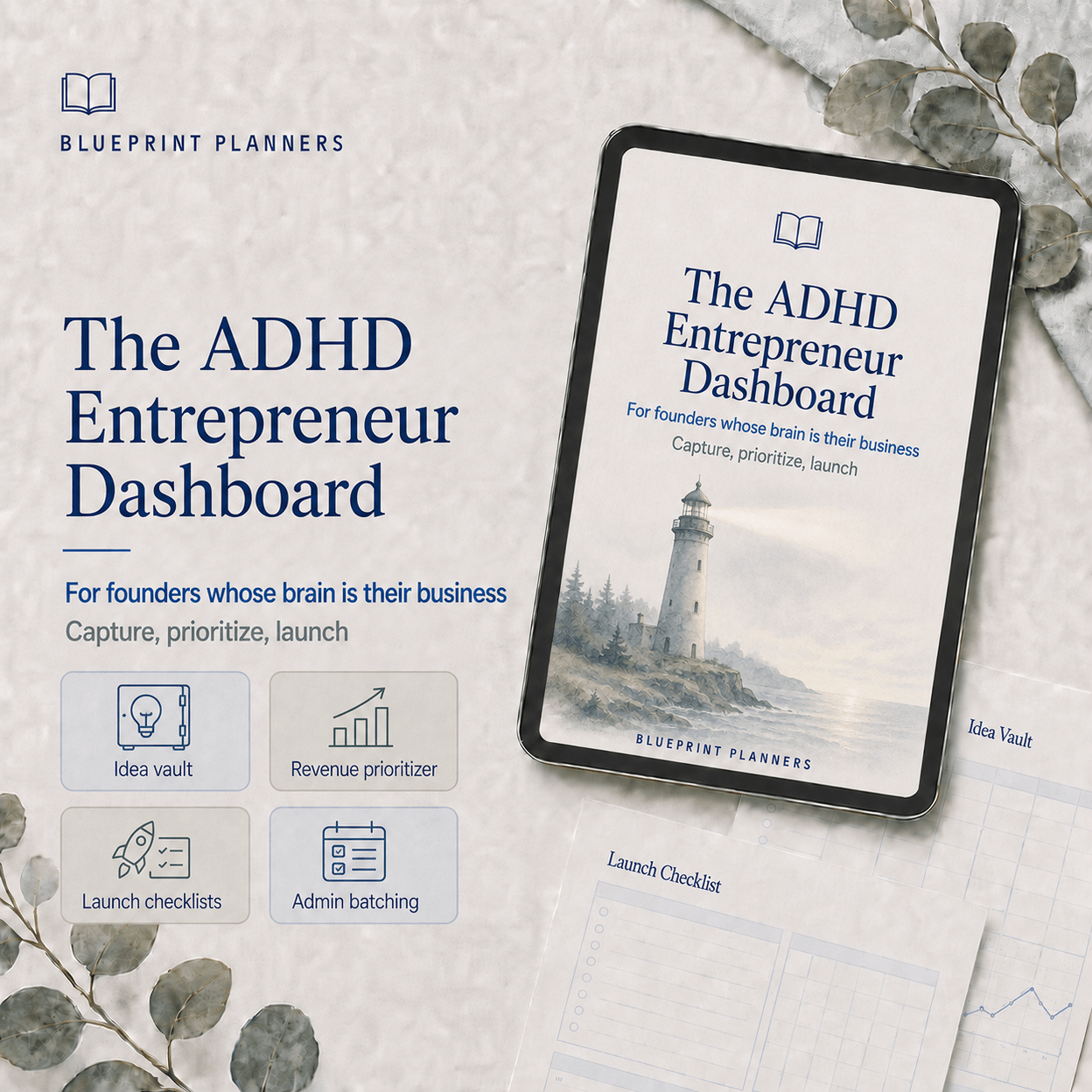 The ADHD Entrepreneur Dashboard