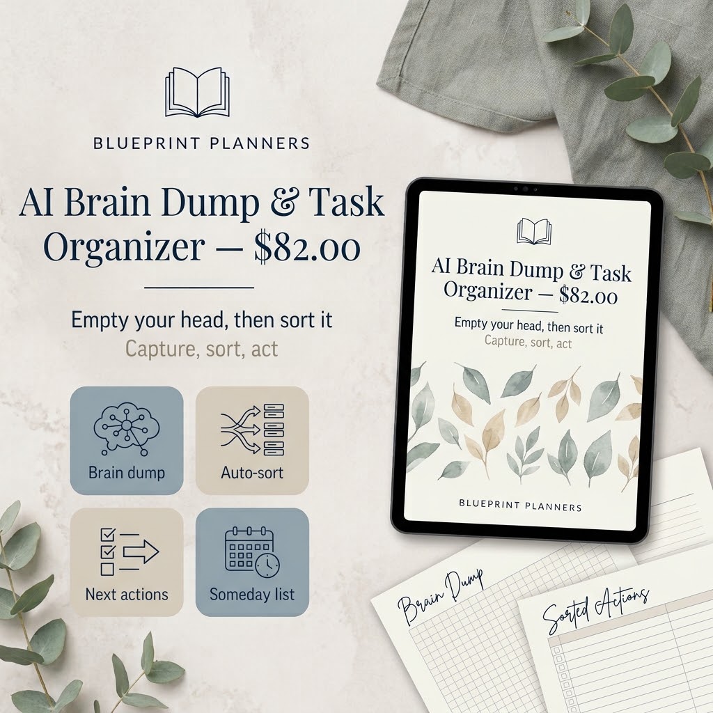 AI Brain Dump & Task Organizer for Neurodivergents