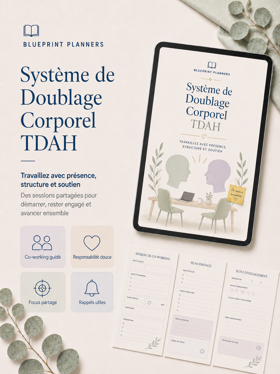 The ADHD "Body Doubling" & Co-Working System - FR Version