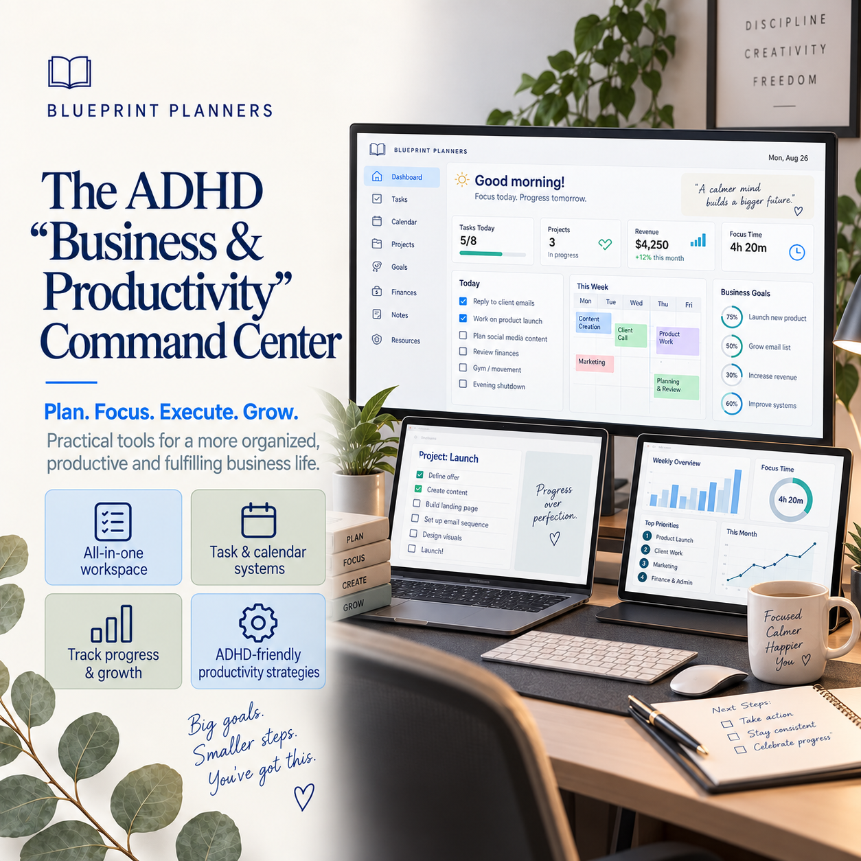 The ADHD "Business & Productivity" Command Center
